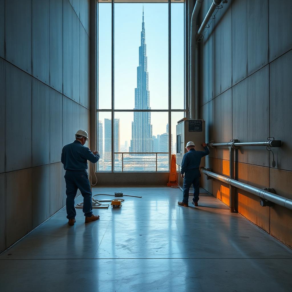 GRP Lining — Burj Khalifa, Dubai