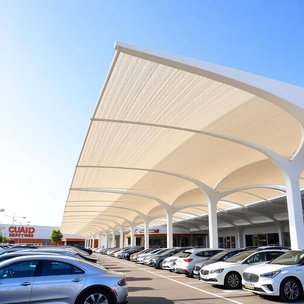 Mall Parking Canopy — Dubai
